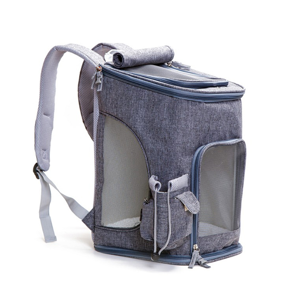 Two Tone Fabric Pet Backpack