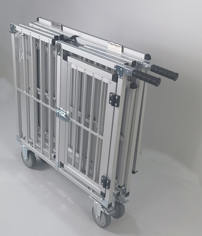 All Aluminium Dog Trolley with Foldable Handle