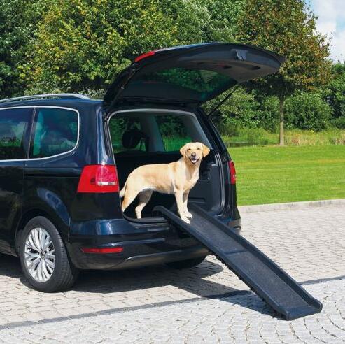 Foldable Plastic Pet Car Ramp for vehicle