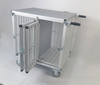 All Aluminium Dog Trolley with Double Doors with Foldable Handle