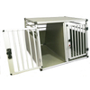 Aluminium Dog Car Cage with Double Doors