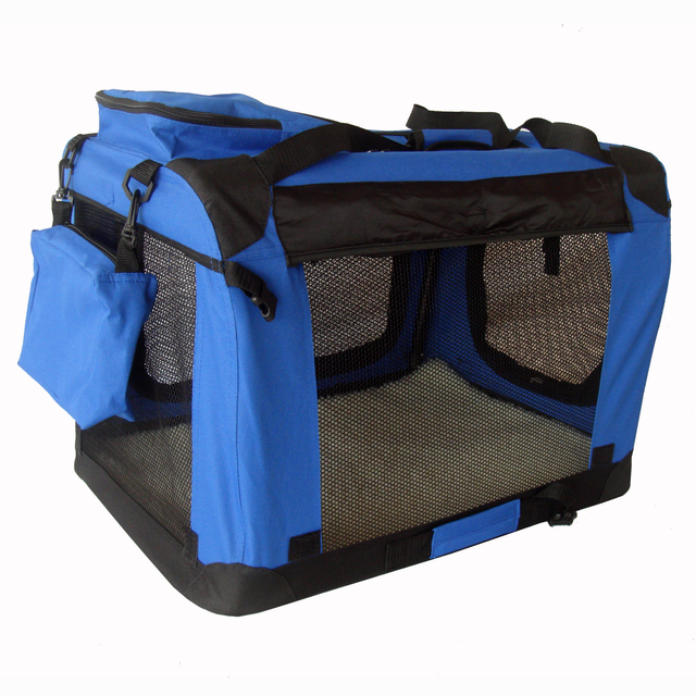Portable pet transport box with strong steel frame