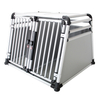 Luxury Style Alu Dog Car Cage with Double Doors