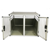 Aluminium Dog Car Cage with Double Doors